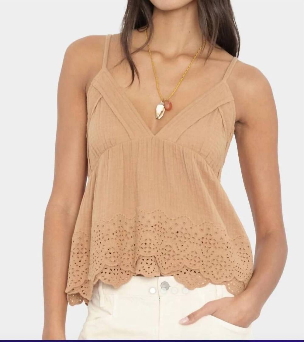 NEW XIRENA jolene top in butterscotch